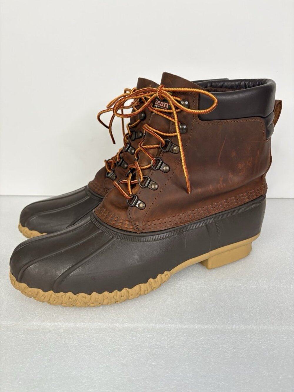 LL Bean Leather Bean Boots Limited Edition Men’s 11 M Gore-Tex PrimaLoft Brown